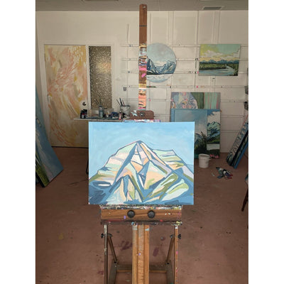 Mount Robson | 22x28 | Acrylic on Canvas-Original Painting-Amy Dixon Art + Design