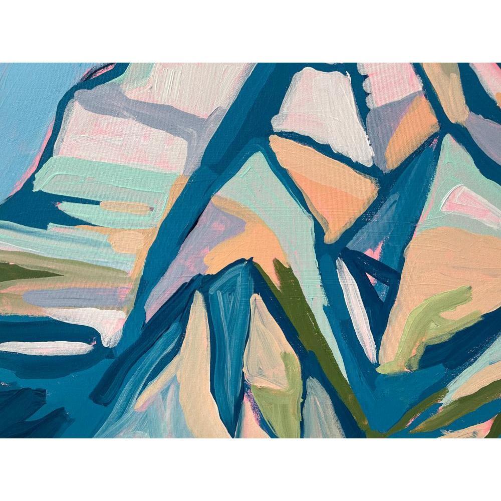 Mount Robson | 22x28 | Acrylic on Canvas-Original Painting-Amy Dixon Art + Design