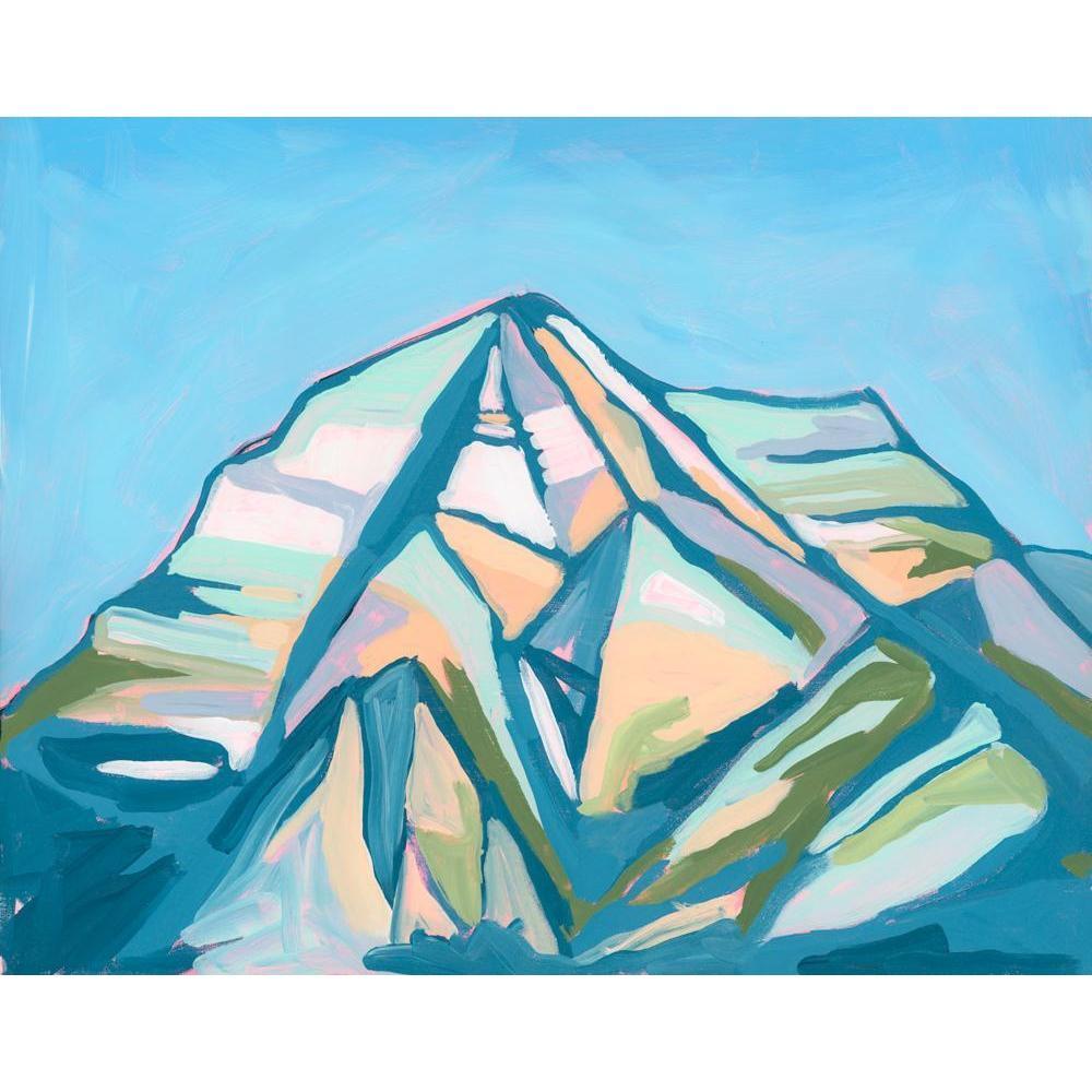 Mount Robson | 22x28 | Acrylic on Canvas-Original Painting-Amy Dixon Art + Design