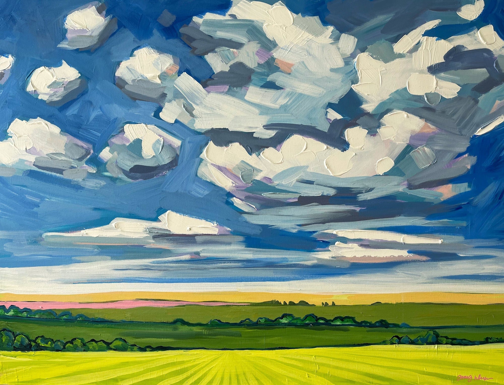 Pastures | Original Painting | 30x40-Original Painting-Amy Dixon Art + Design