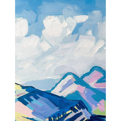 Peyto Lake | 30x60 | Acrylic on Canvas-Original Painting-Amy Dixon Art + Design