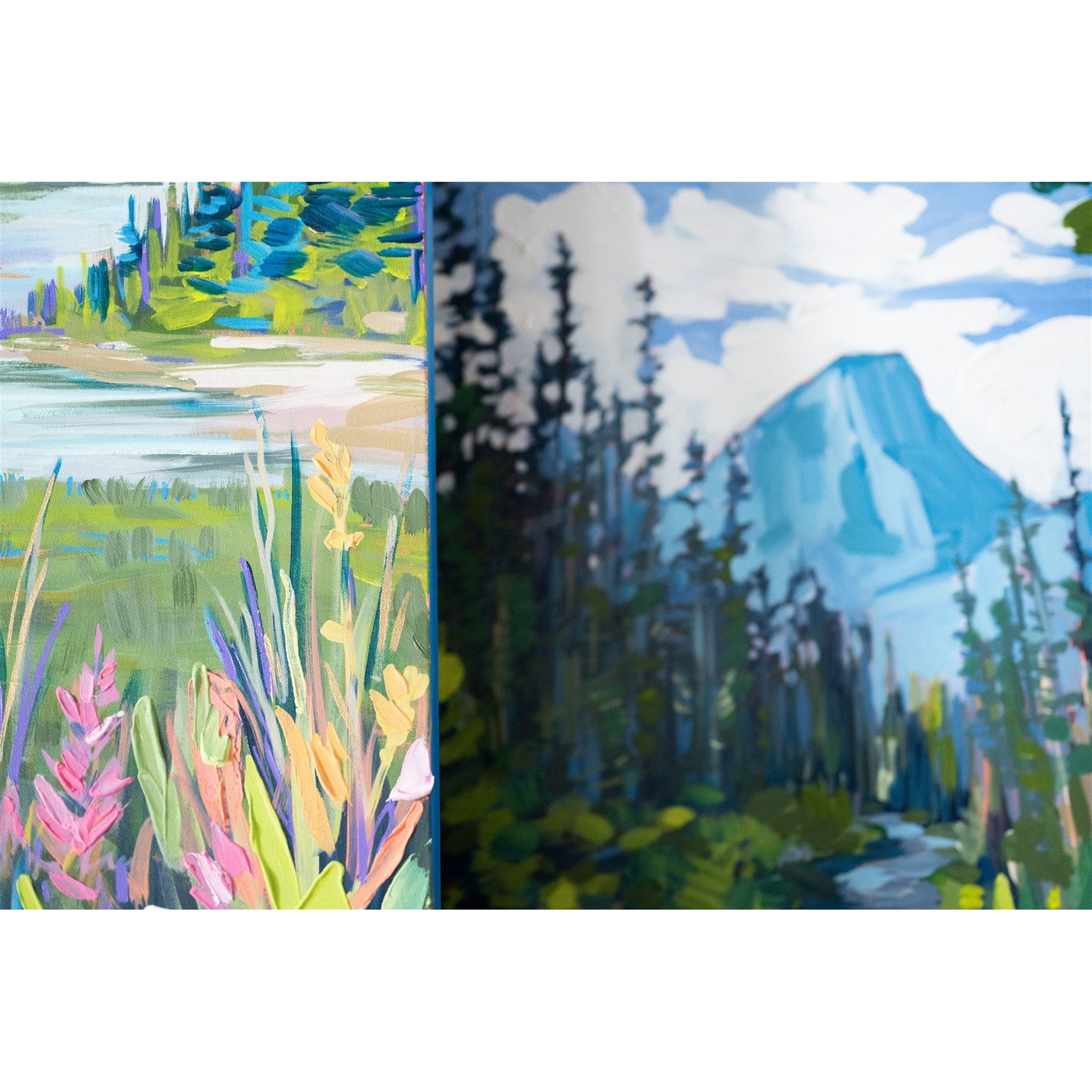 Mountain 2, 24x36-Original Painting-Amy Dixon Art + Design