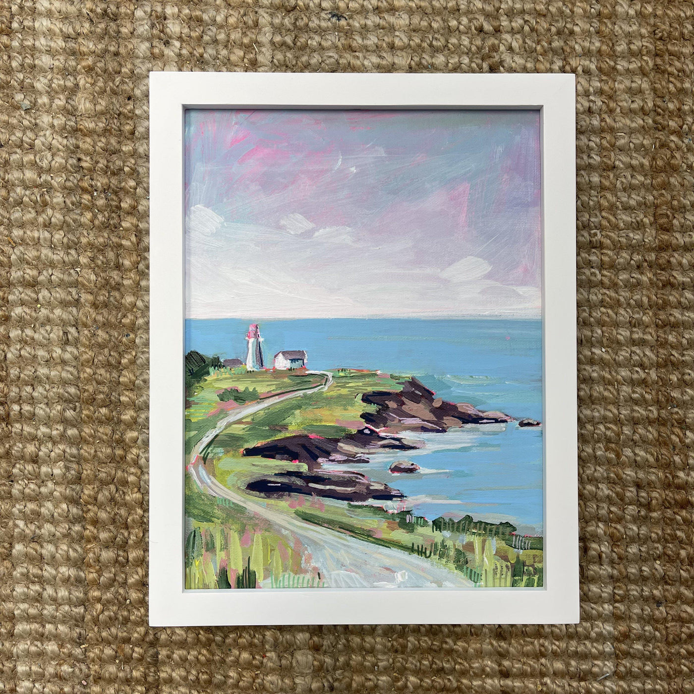 Pointe Enragée, Cheticamp | Original Painting | 9x12-Original Painting-Amy Dixon Art + Design
