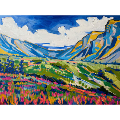 Mountain 5, 40x30-Original Painting-Amy Dixon Art + Design