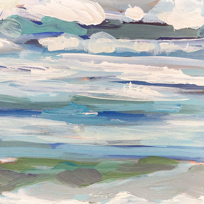 Qualicum Bay I | Original Painting | 8x10-Original Painting-Amy Dixon Art + Design