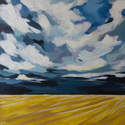 Edmonton Artist Amy Dixon Art Range Road 1, 24x24-Original Painting