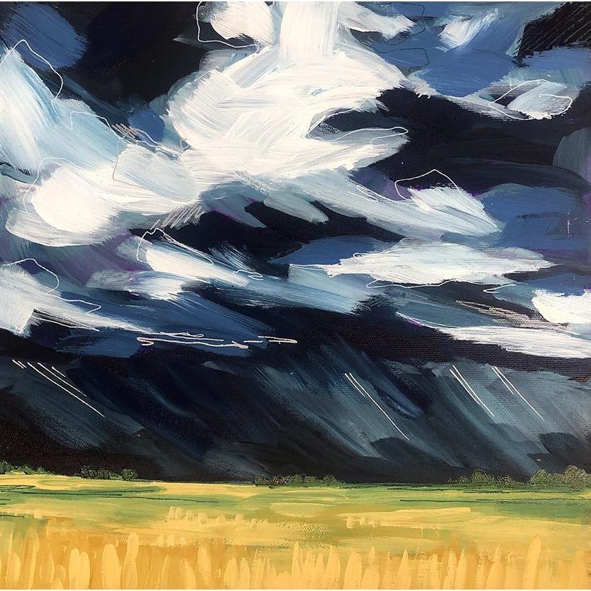 Amy Dixon art artist edmonton alberta prairie field