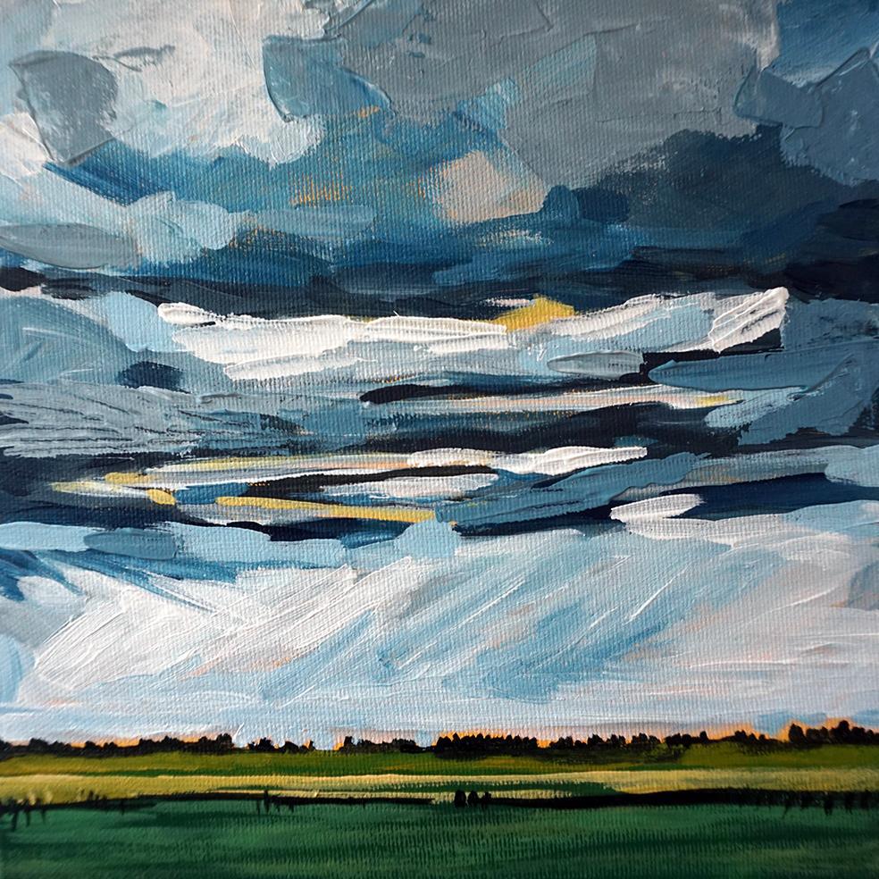 Amy Dixon art artist edmonton alberta prairie field