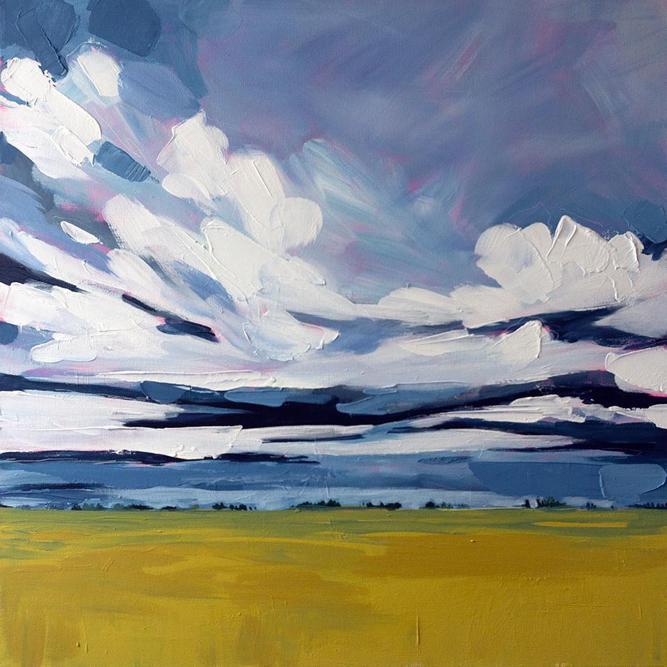 Amy Dixon art artist edmonton alberta prairie field