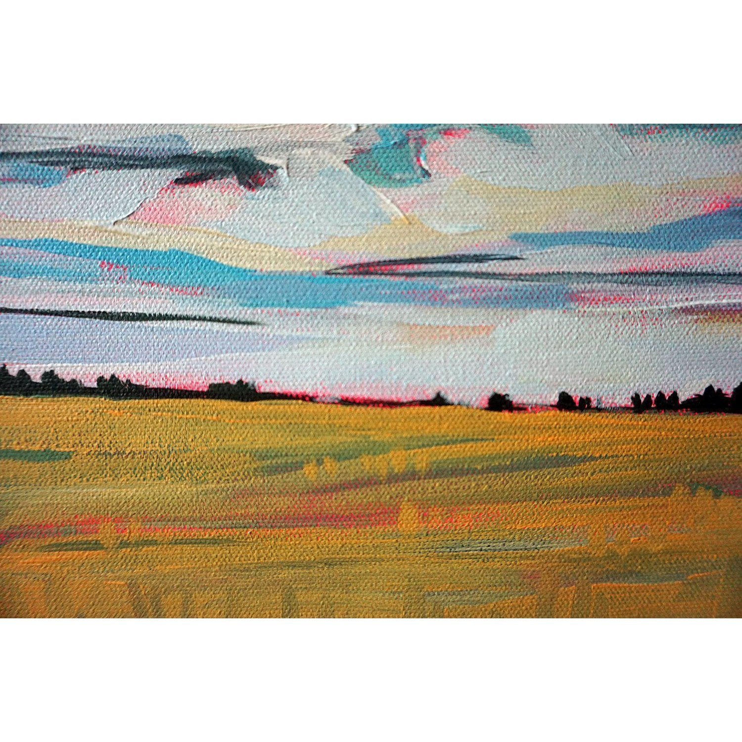 Amy Dixon art artist edmonton alberta prairie field