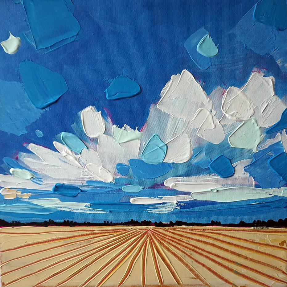 Amy Dixon art artist edmonton alberta prairie field