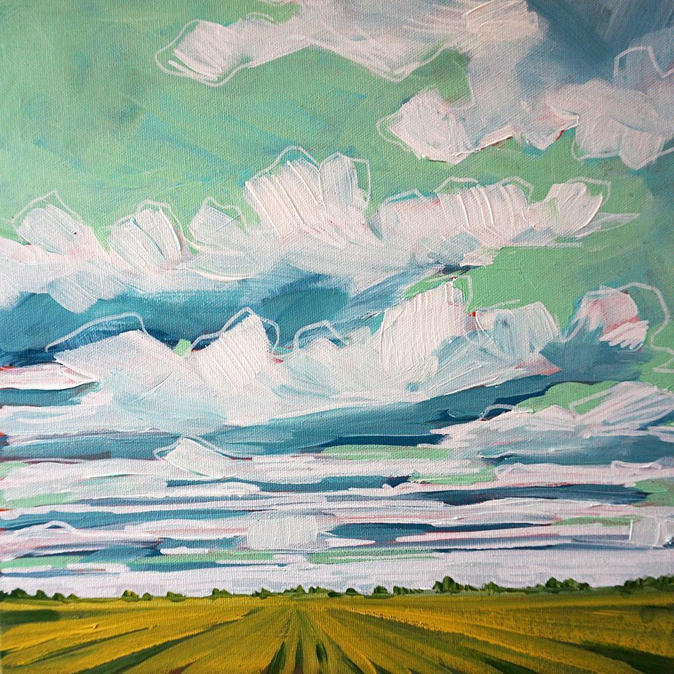 Amy Dixon art artist edmonton alberta prairie field