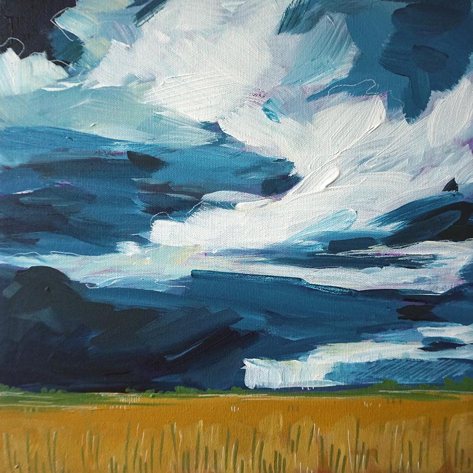 Amy Dixon art artist edmonton alberta prairie field