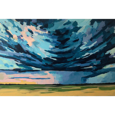 Amy Dixon art artist edmonton alberta prairie landscape storm clouds