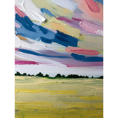 Amy Dixon art artist edmonton alberta prairie landscape canola clouds