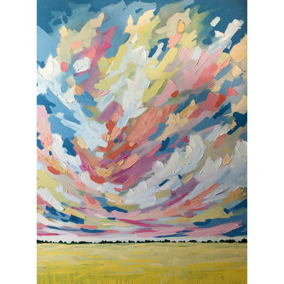 Amy Dixon art artist edmonton alberta prairie landscape canola clouds