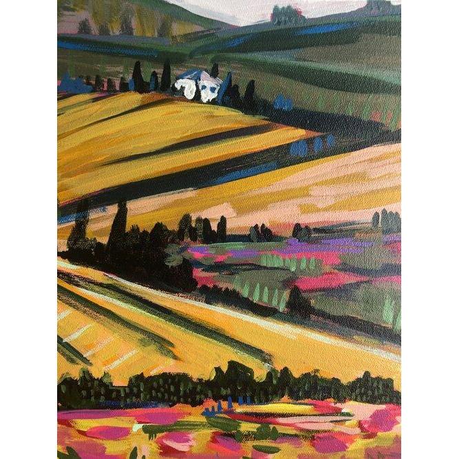 Edmonton Artist Amy Dixon Art Rolling Hills II, 24x30-Original Painting