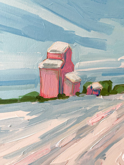 Snowbound | Original Painting | 24x36-Original Painting-Amy Dixon Art + Design