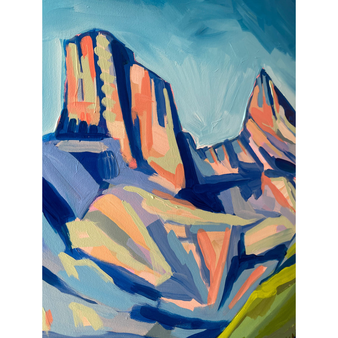 Mountain 7, 36x48-Original Painting-Amy Dixon Art + Design