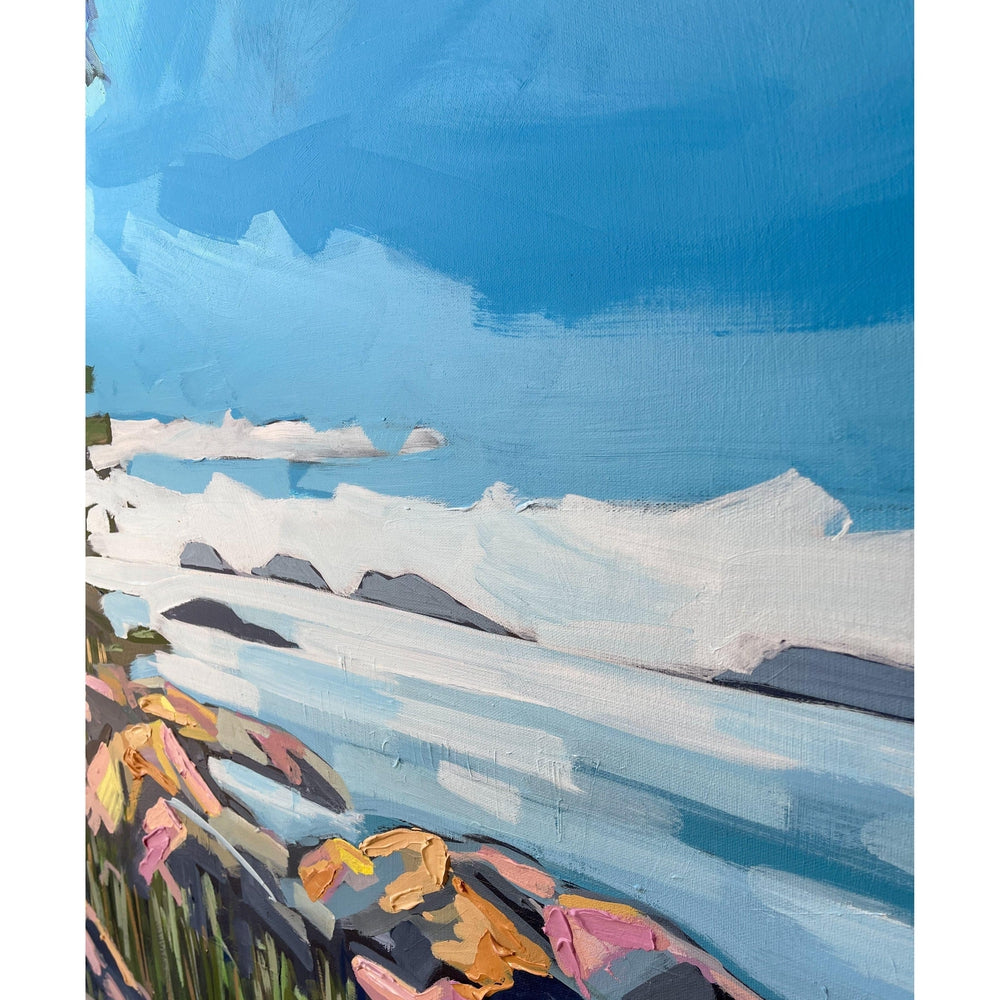 Ucluelet II | 36x48 | Acrylic on Canvas-Original Painting-Amy Dixon Art + Design