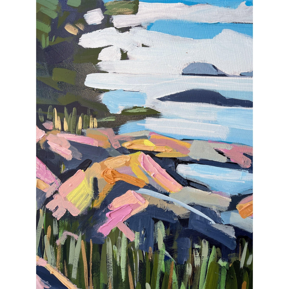 Ucluelet II | 36x48 | Acrylic on Canvas-Original Painting-Amy Dixon Art + Design