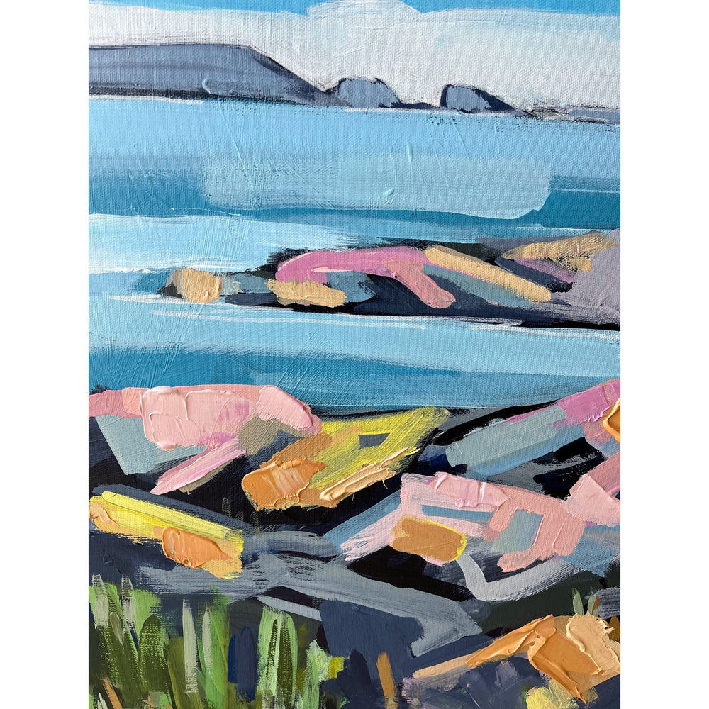 Ucluelet II | 36x48 | Acrylic on Canvas-Original Painting-Amy Dixon Art + Design