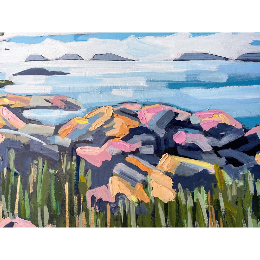 Ucluelet II | 36x48 | Acrylic on Canvas-Original Painting-Amy Dixon Art + Design