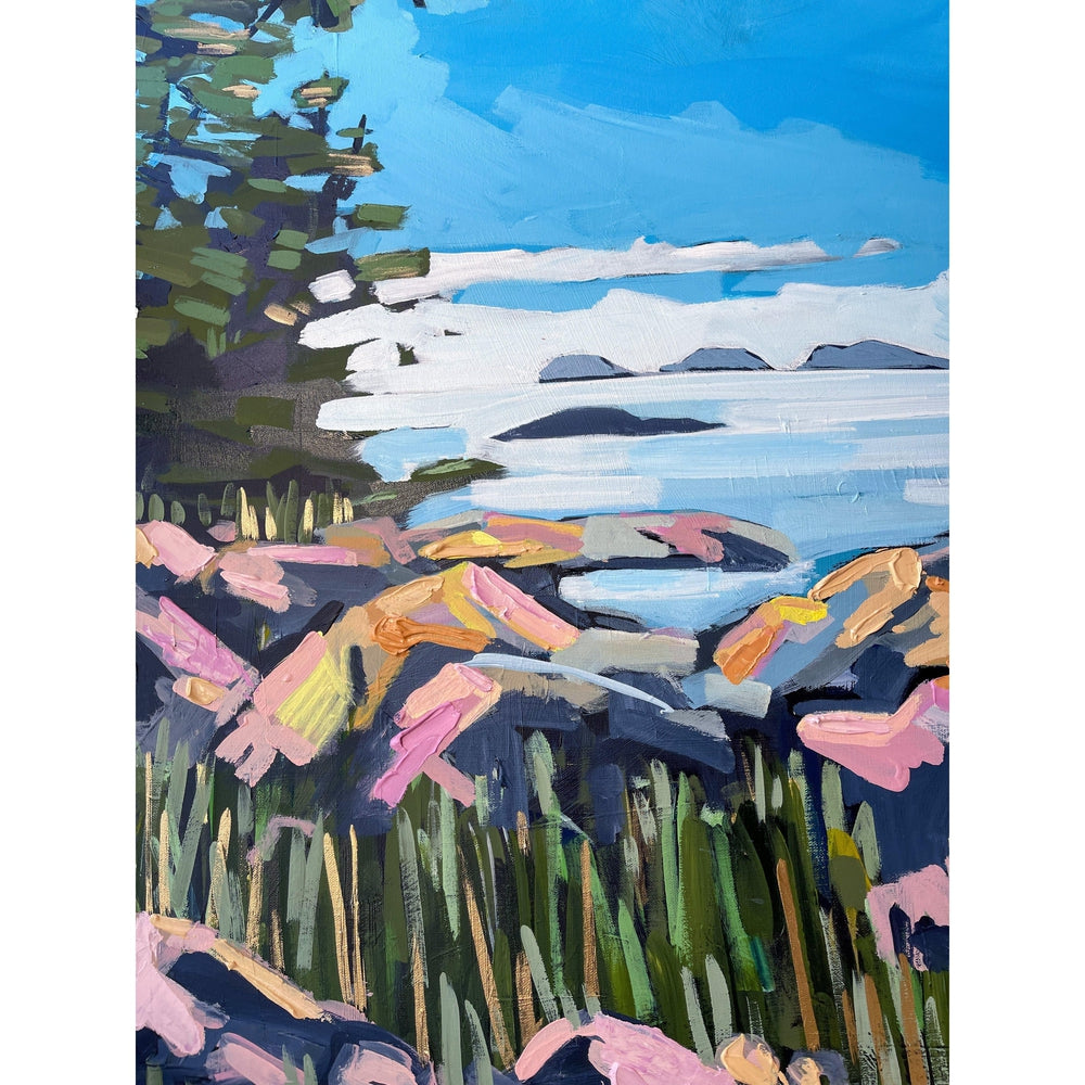 Ucluelet II | 36x48 | Acrylic on Canvas-Original Painting-Amy Dixon Art + Design