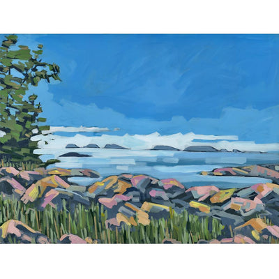 Wild Pacific Trail, Ucluelet III | 48x36 | Acrylic on Canvas-Original Painting-Amy Dixon Art + Design