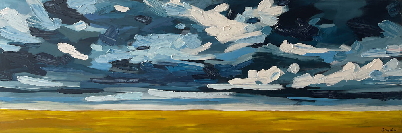 Windswept | Original Painting | 24x72-Original Painting-Amy Dixon Art + Design