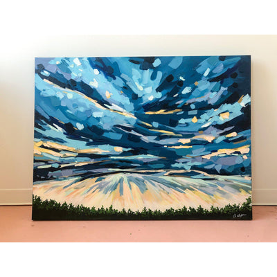 Amy Dixon art artist edmonton alberta prairie landscape clouds