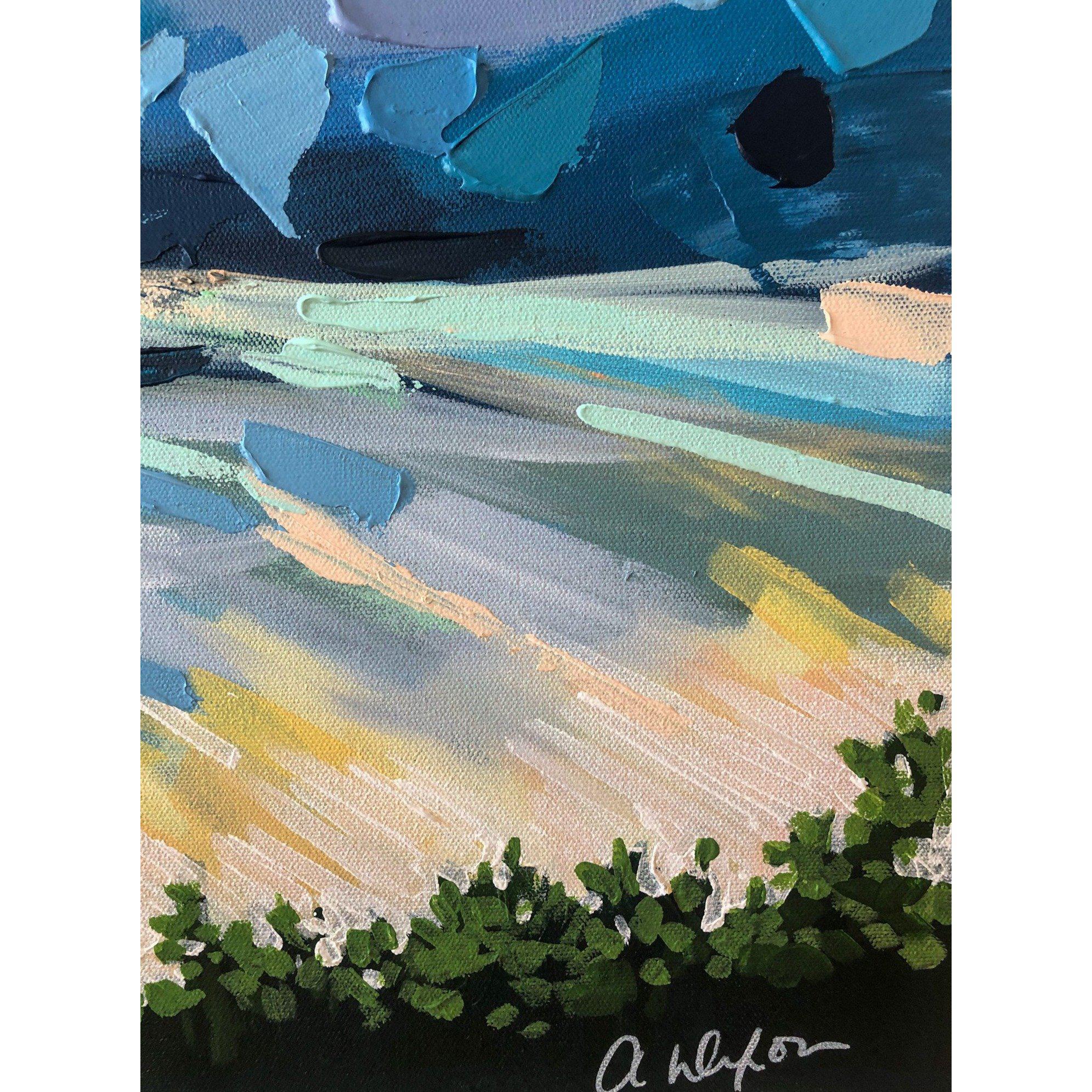 Amy Dixon art artist edmonton alberta prairie landscape clouds