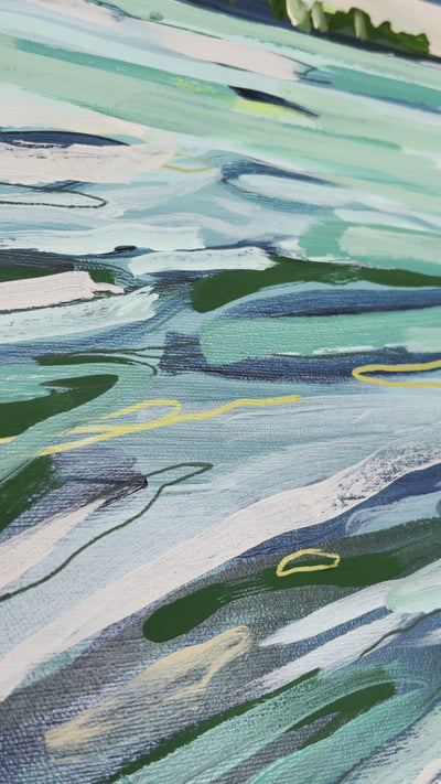 Emerald Lake II | 30x40 | Acrylic on Canvas